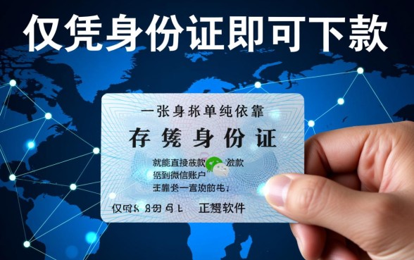 什么软件可以用身份证贷款到微信，哪个正规平台秒下款