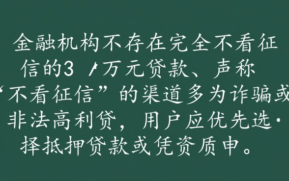 哪里可以贷3万不看征信的款，不看征信贷款有哪些平台