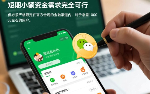 个人快速借钱1000能微信吗，微信借钱怎么申请秒到账