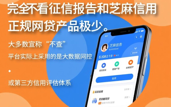 不查征信和芝麻信用的网贷有哪些，2026最新口子推荐