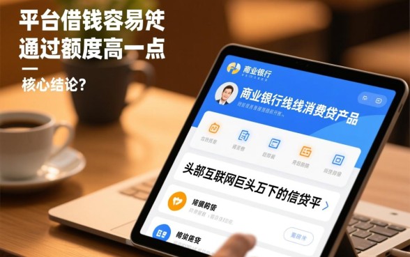 哪个平台借钱容易通过额度高一点，借钱容易通过的平台有哪些