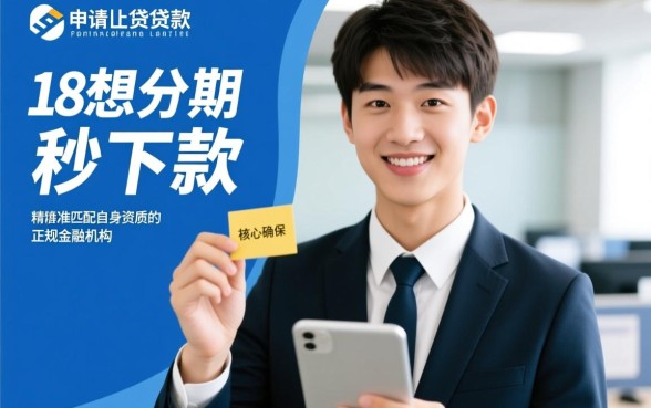 刚满18岁小额贷款分期秒下吗，哪里申请容易通过？