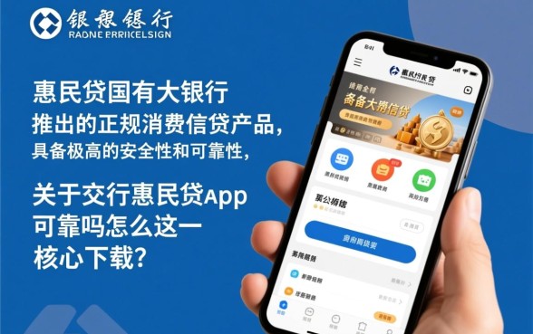 交行惠民贷app可靠吗，官方下载入口在哪里？