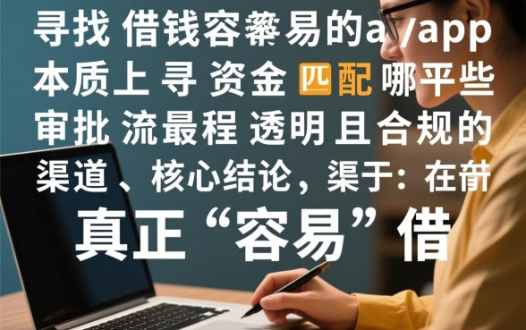 借钱容易的app有哪些平台，哪个容易下款通过率高