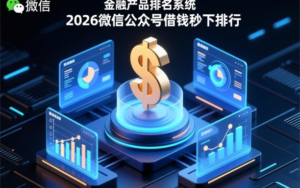 2026微信公众号借钱秒下排行有哪些？哪个平台下款最快？