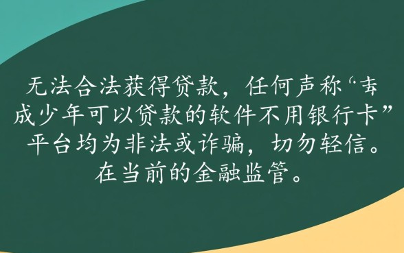 未成年可以贷款的软件不用银行卡吗，未成年可以贷款吗