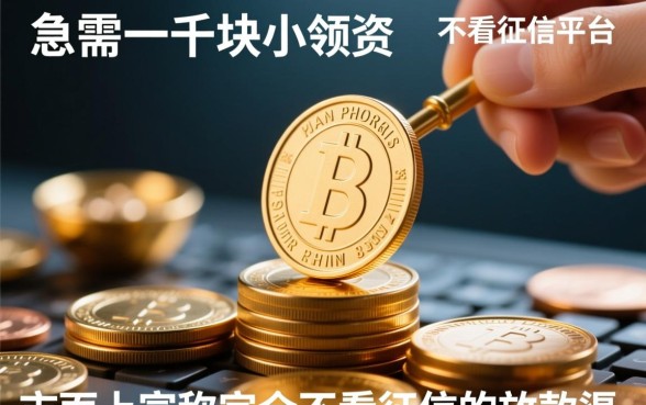 急需一千块不看征信的平台哪里有，怎么申请秒下款？