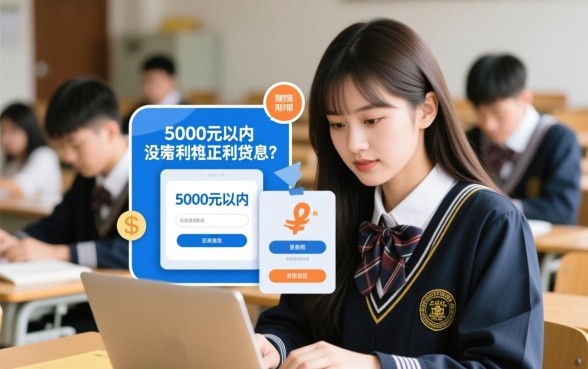大学生贷款5000以内没有利息吗，怎么申请最快到账？
