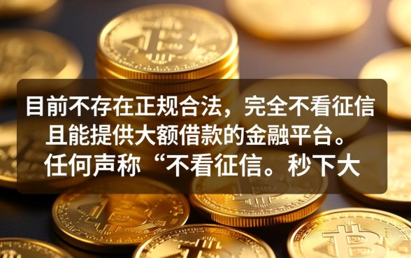 哪里可以大额借钱不看征信，不看征信贷款怎么申请？