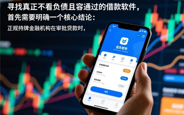 哪个软件借钱容易通过不看负债，不看征信负债的口子有哪些？