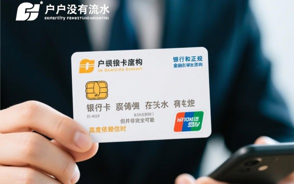 白户银行卡没有流水能贷款么，白户无流水怎么下款