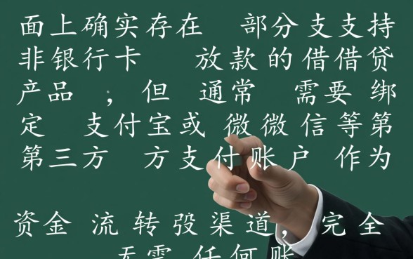 有没有不用银行卡就能借钱的软件，不用银行卡怎么借钱？