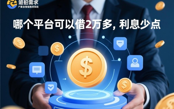 哪个平台可以借2万多利息少？正规小额贷款怎么申请？