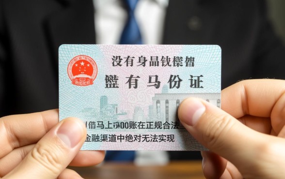 没有身份证能借钱5000马上到账吗，没有身份证怎么借5000？