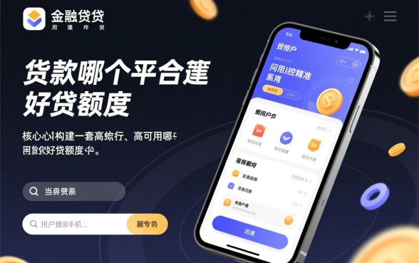 手机上贷款哪个平台最好贷额度高，正规手机贷款哪个平台容易下款