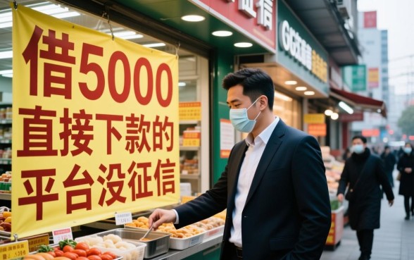 借5000直接下款的平台没征信，哪个平台不看征信能下款？