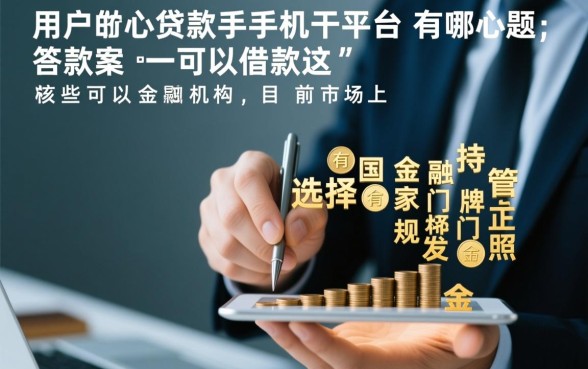 贷款手机平台有哪些可以借款，正规借款APP哪个下款快？