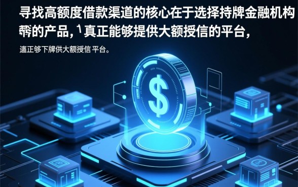 额度比较大的网贷平台有哪些软件，正规大额贷款软件怎么申请