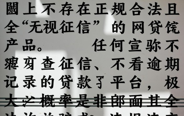 有什么网贷可以无视黑白征信，不看征信能下款吗