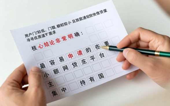 哪些网贷容易申请？小型平台怎么快速下款？