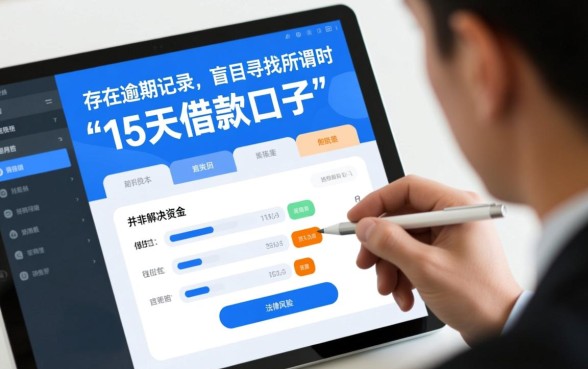 征信有逾期哪里有15天借款口子，怎么申请能下款？