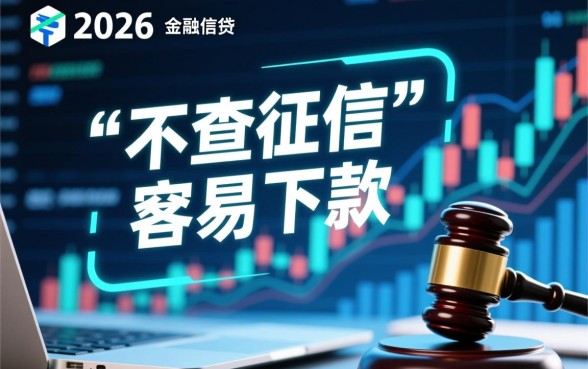 不查征信容易下款的网贷有哪些？2026年哪里能借？