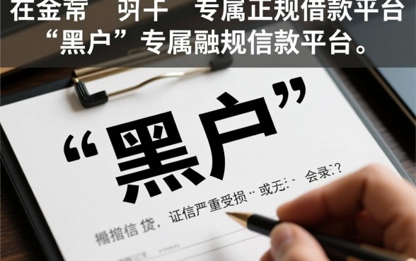 黑户门槛低的正规借款平台有哪些，黑户哪里能借到钱？