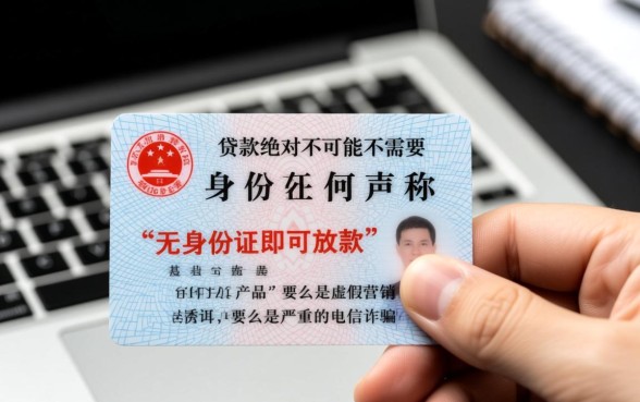 不需要身份证的贷款到底能不能贷，不需要身份证的贷款靠谱吗