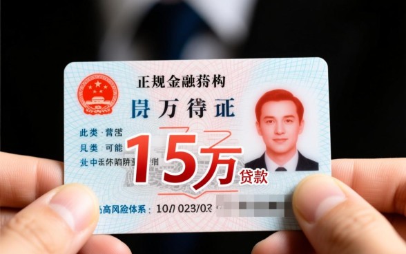 急需用钱一张身份证能借15万吗，凭身份证贷款哪里正规？