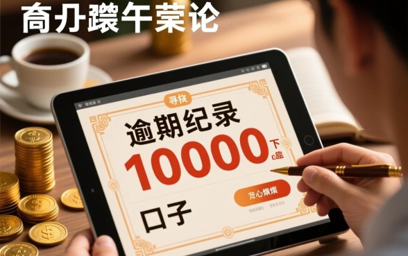 有逾期记录可下10000的口子吗，哪个平台靠谱？