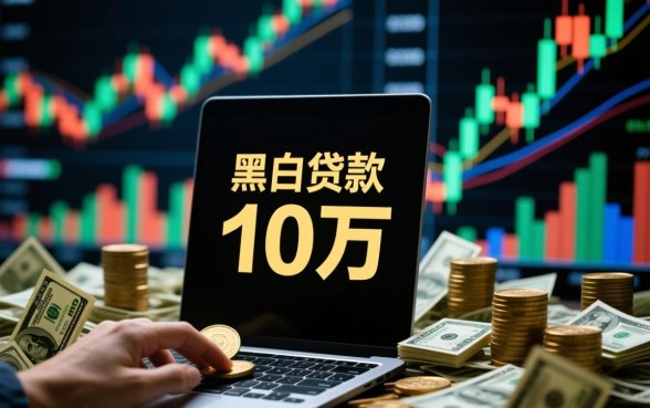 黑户贷款10万怎么申请，不看征信无前期哪里能借？