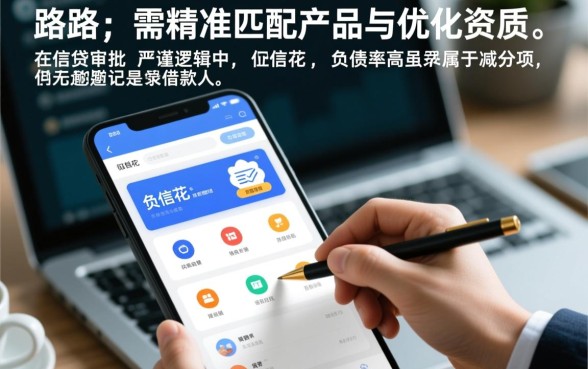 征信花负债高无逾期能贷款吗，怎么申请容易通过？