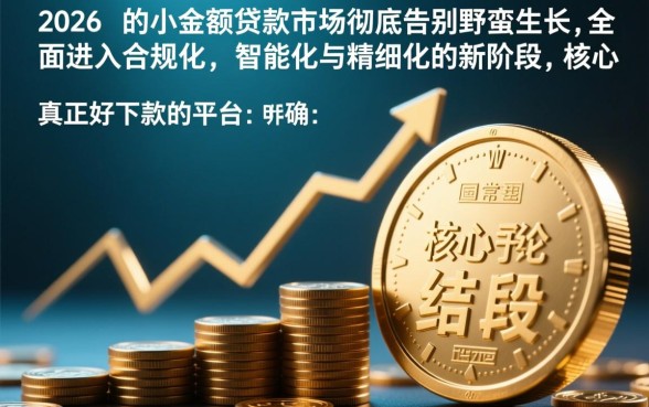 小额好下款的平台2026有哪些，2026年秒下款的正规贷款口子