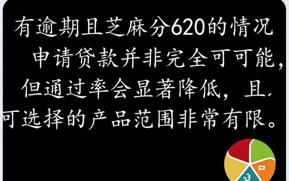 征信有逾期芝麻分620能贷款吗，征信逾期怎么申请贷款