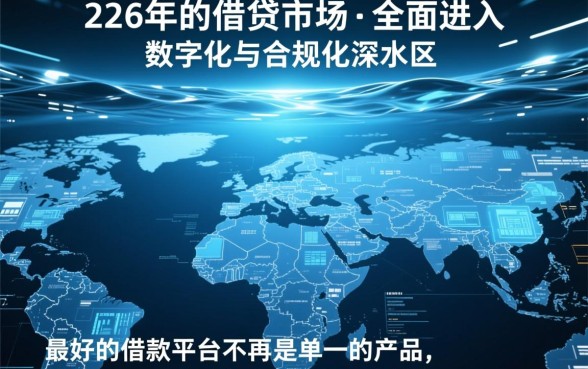 2026年小贷平台哪个好借款呢，哪个正规容易通过