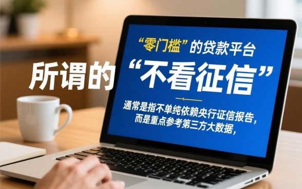 小额网贷哪个不看征信的平台，秒下款是真的吗