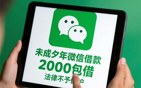 未成年微信借款2000包借是真的吗，未成年能贷款吗