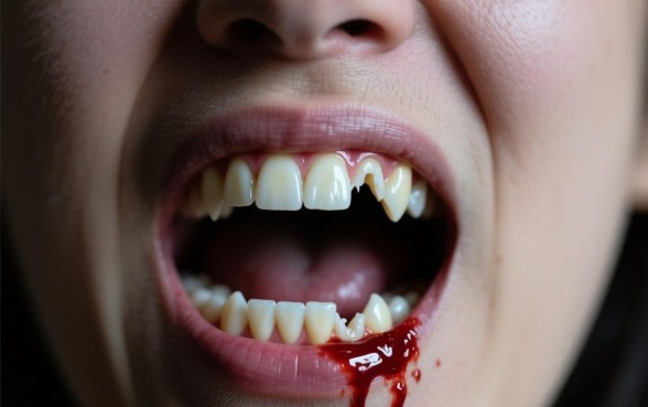 梦见下门牙断了一个没流血，这是什么征兆好不好？