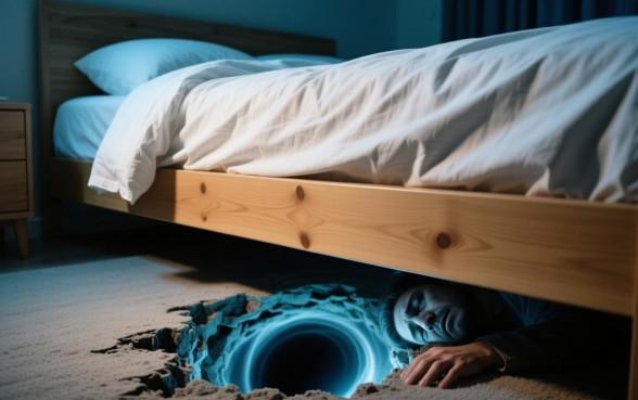 梦见睡觉的床下有洞口子什么意思，梦见床下有洞预示什么