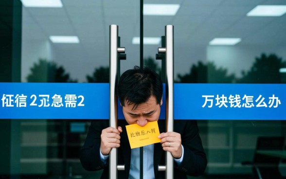 征信黑又急需2万块钱怎么办，哪里能借到钱？