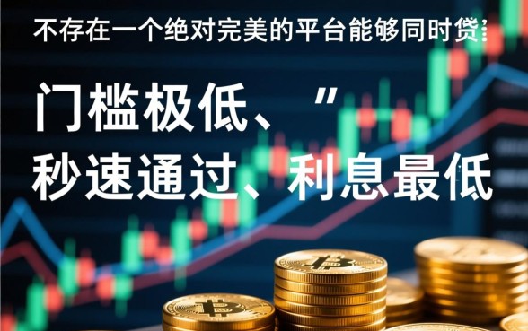 什么借款平台最好？容易通过且利息低的是哪个？