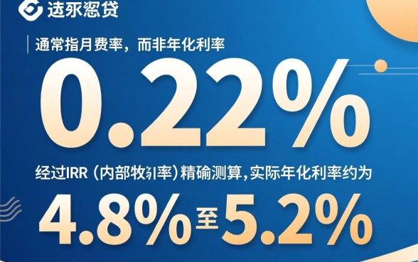装修贷0.22%实际利率是多少，装修贷0.22%划算吗