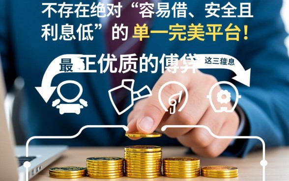 贷款平台哪个容易借又安全，正规借钱软件利息低吗