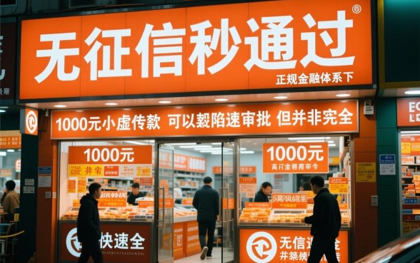 小额贷款无征信秒通过1000钱是真的吗，哪里有不用查征信秒下款