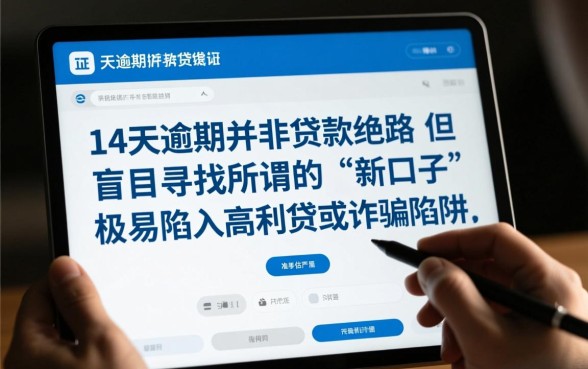 征信有逾期还能贷款吗，逾期十四天有新口子吗