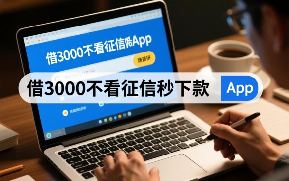 借3000不看征信秒下款app是真的吗，哪个平台靠谱？