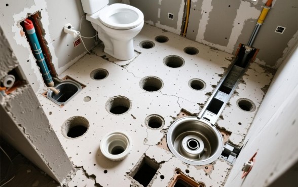 毛坯房卫生间底下有口子是干嘛的，卫生间预留洞口是做什么的