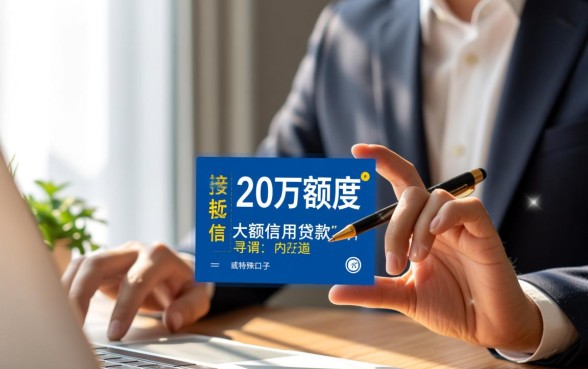 大额网贷口子必下款20万？怎么申请秒到账？