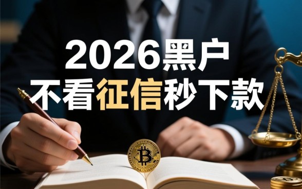 2026黑户不看征信秒下款