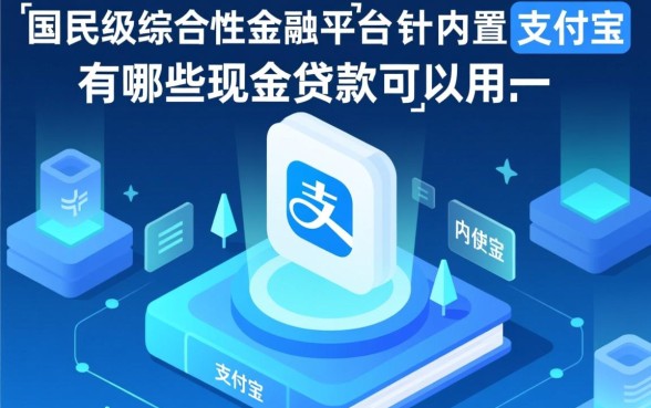 支付宝有哪些现金贷款可以用，支付宝贷款怎么申请最快